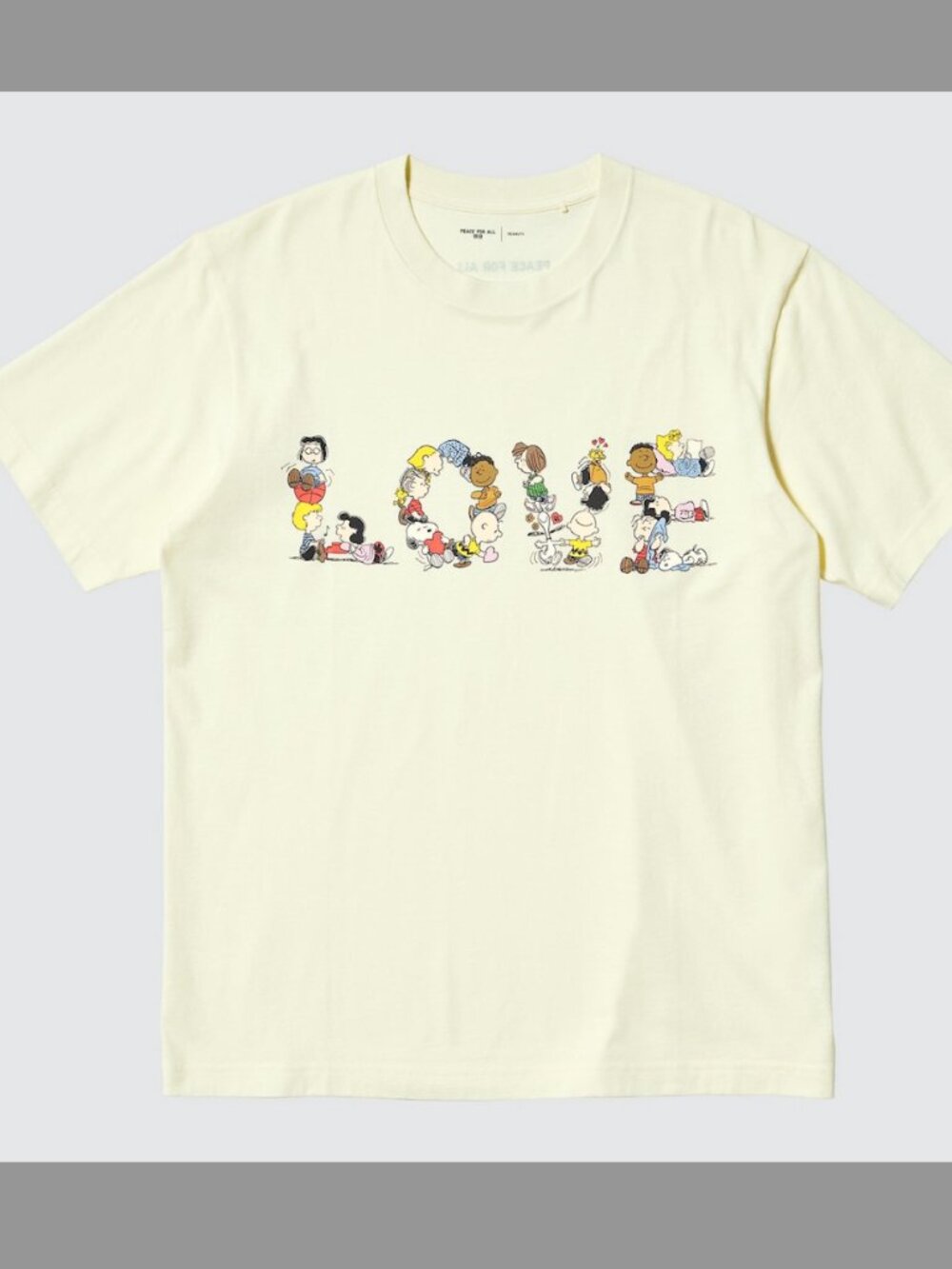 Uniqlo Peace For All Peanuts Comic Unisex T-Shirt Size XS